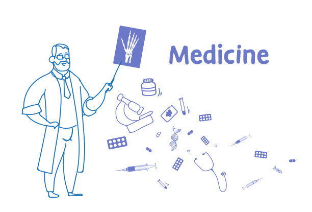 医疗咨询男医生点x光手图片下载