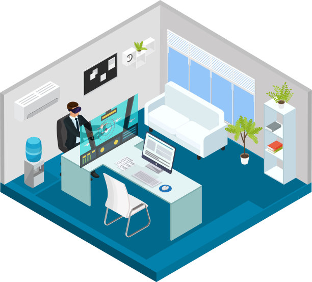 等距现代技术概念图片下载