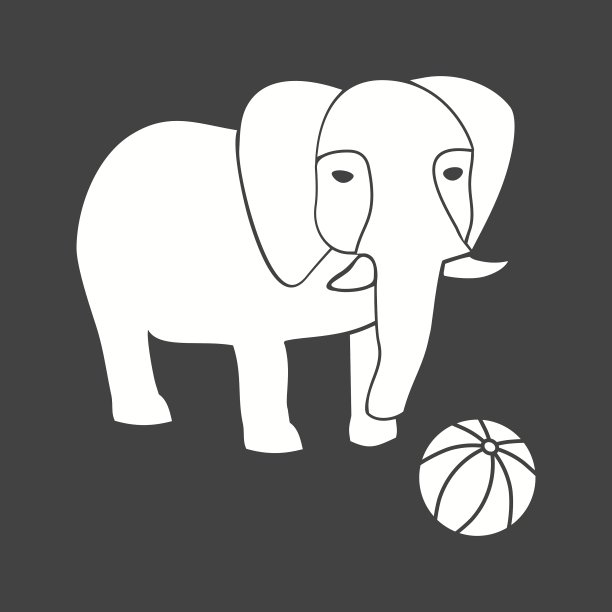 大象表演图片下载