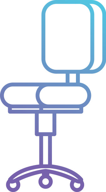 办公椅独立图标图片下载