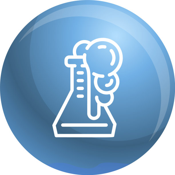 烧瓶反应图标轮廓风格图片下载