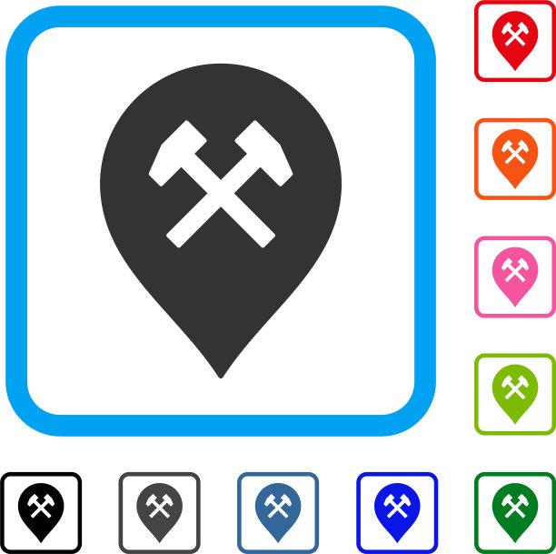 车间标记框图标图片下载