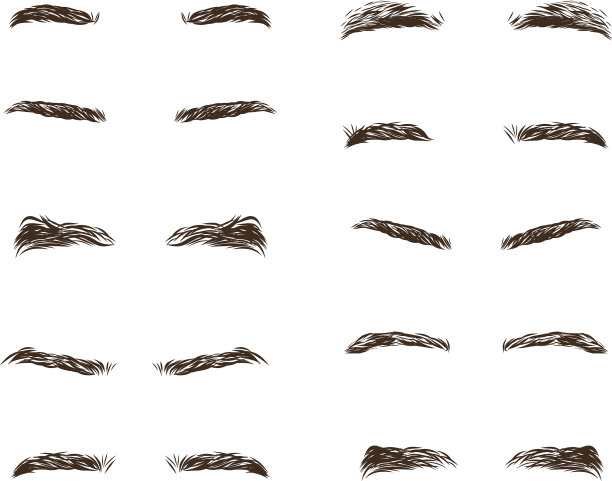 男人眉毛的一部分图片下载