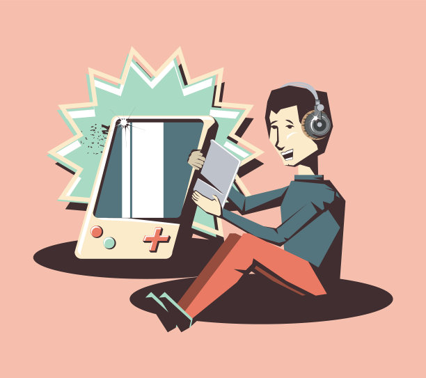 复古游戏设计图片下载