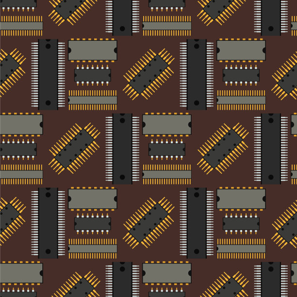 计算机芯片技术处理器电路图片下载