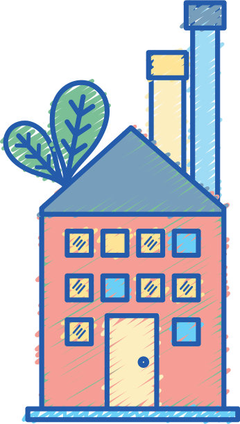 工业工厂污染环境图片下载