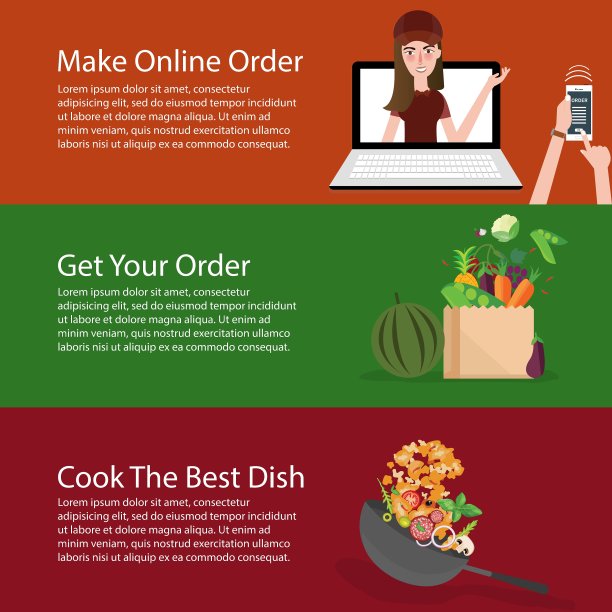 在网上订购杂货，买到蔬菜，然后自己做饭图片下载