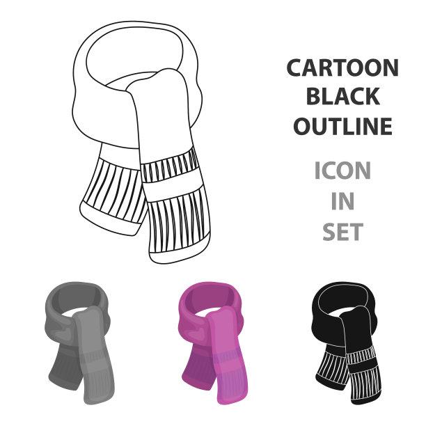 紫色长毛绒女围巾，围巾和披肩图片下载