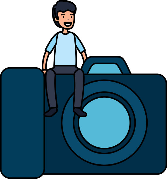 带着照相机的男人图片下载