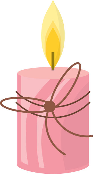 spa蜡烛孤立图片下载