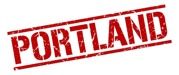波特兰红方邮票图片下载