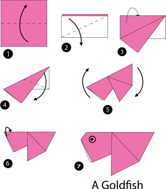 一步一步地指导如何制作折纸图片下载