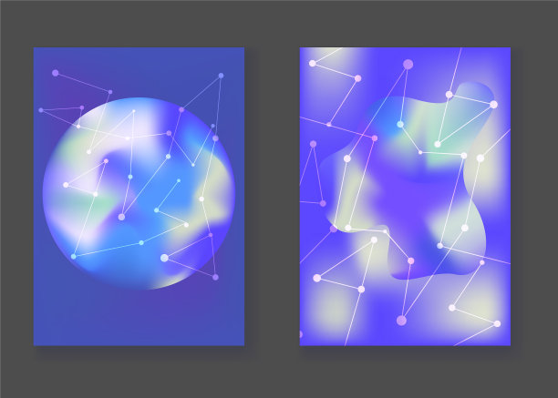抽象的亮蓝色宇宙背景图片下载