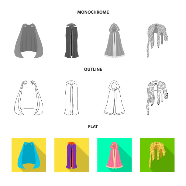 材料和服装标志图片下载