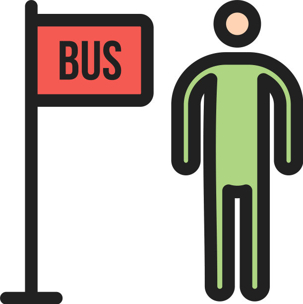 公共汽车站图片下载