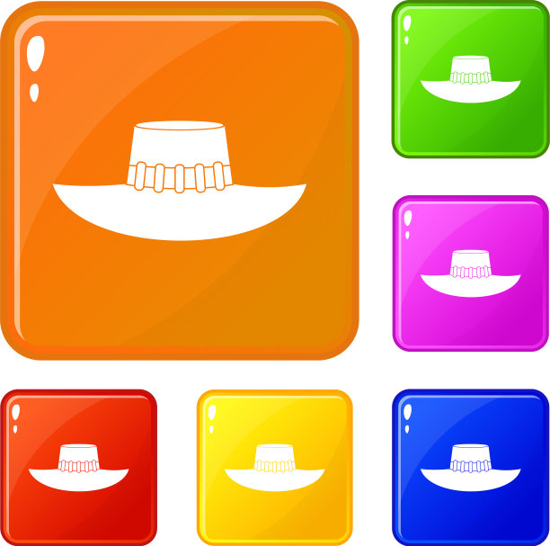 女人帽子图标设置颜色图片下载