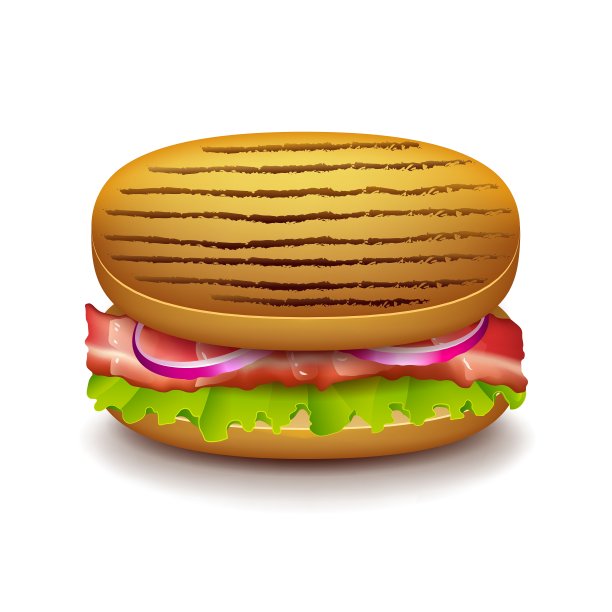 烤三明治孤立的白色图片下载