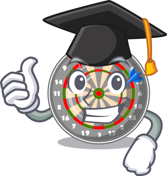 吉祥物形状的毕业飞镖图片下载