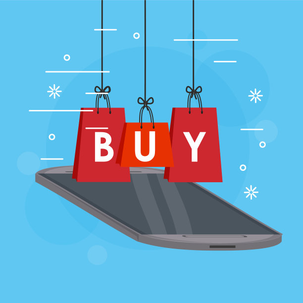 网上购物的概念图片下载