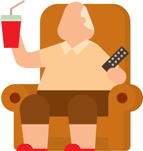 肥胖人体轮廓平图片下载