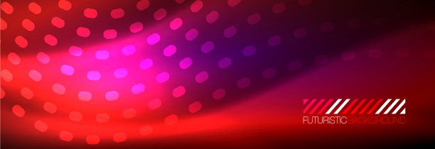 发光抽象波对黑暗闪亮的运动魔术图片下载