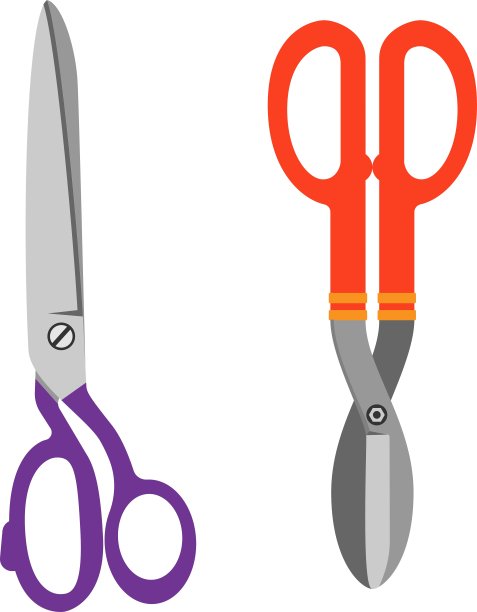 剪刀孤立图片下载