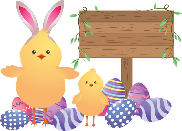 复活节小鸡卡通图片下载