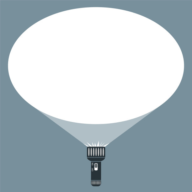 带有一束光的手电图片下载