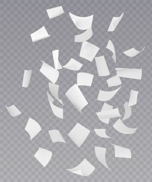 乱落飞舞的纸片图片下载