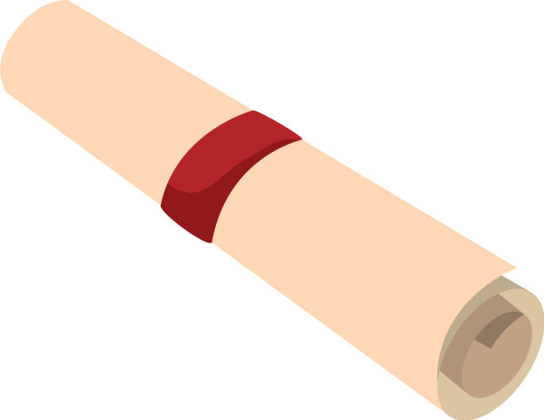 毕业证书卷图标图片下载