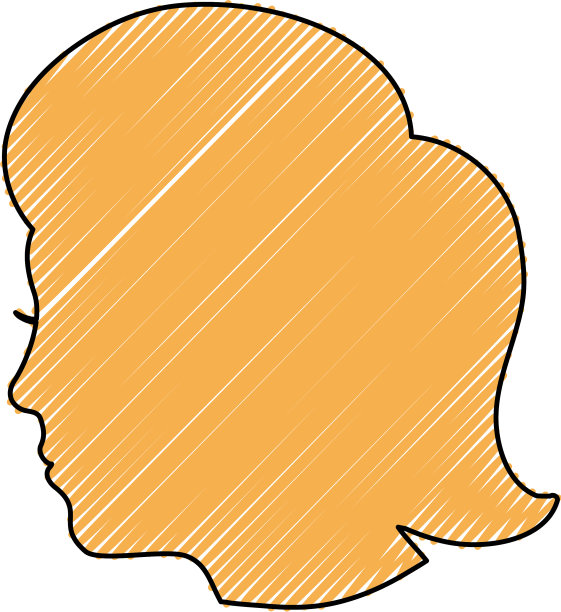 女人头部轮廓图片下载