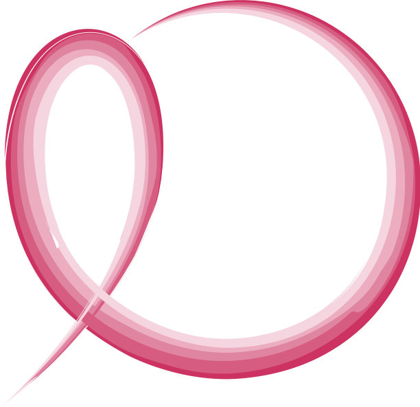 水彩乳癌标志图片下载