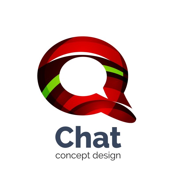 企业标识模板-聊天云图片下载