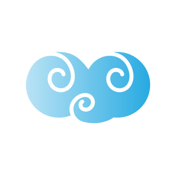 亚洲云图标的背景图形和网络图片下载