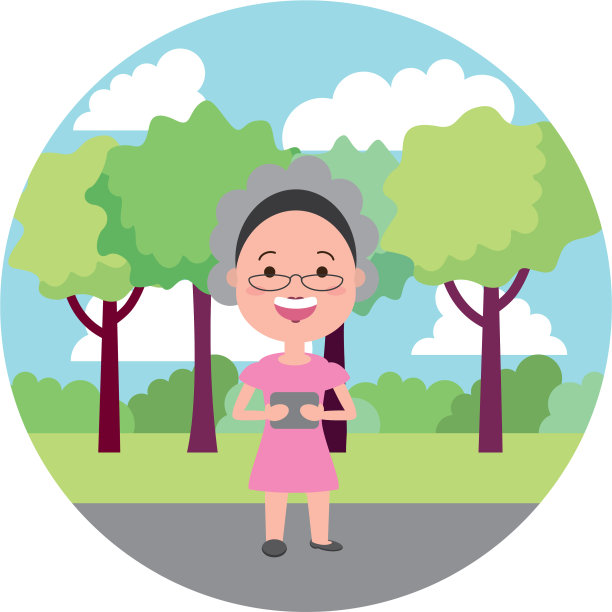 在户外使用科技产品的人图片下载