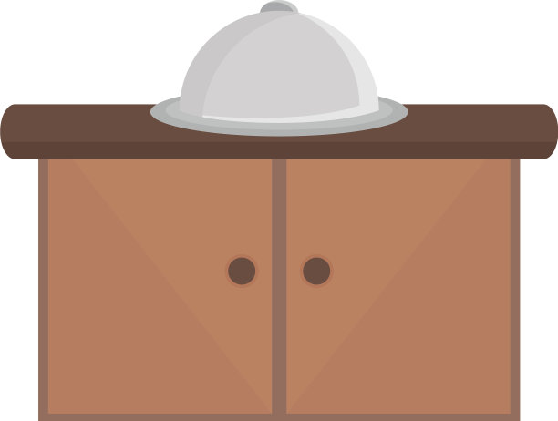 有托盘服务的厨房抽屉图片下载