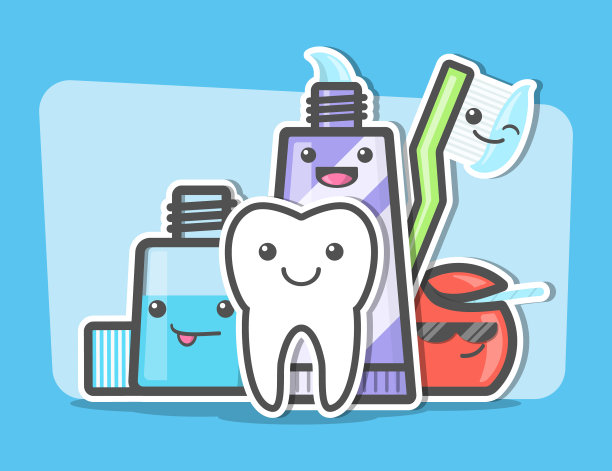 牙齿健康最好的朋友图片下载