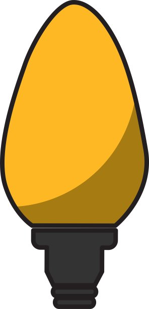 电灯泡隔离图标图片下载