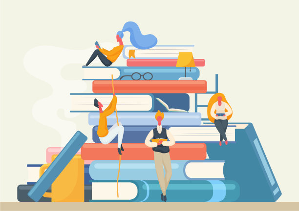 以人为本的图书馆横幅图片下载