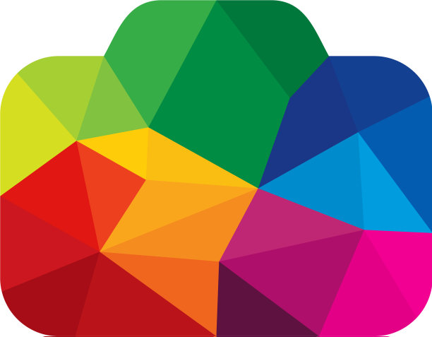 彩色相机标志图标设计图片下载