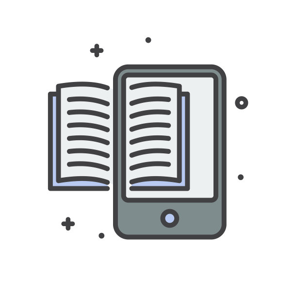 电子学习书行图标在白色背景上为图片下载