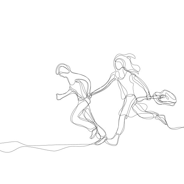 快乐的弹跳情侣和吉他图片下载