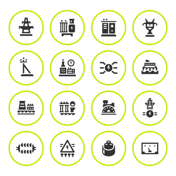 设置电力行业的图标图片下载