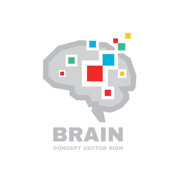 人脑-商业标志模板图片下载