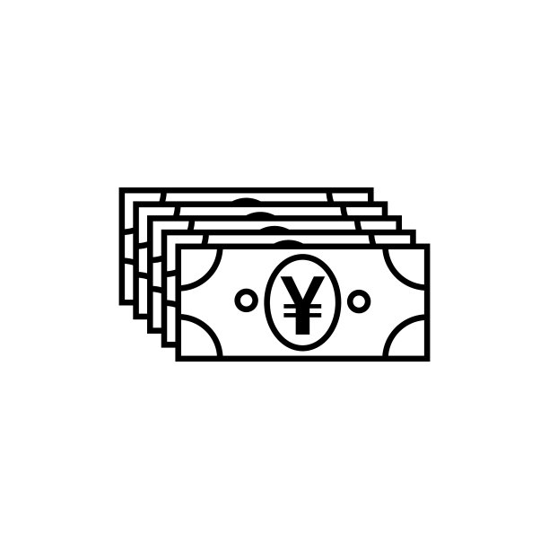 日元扁平图标适用于应用程序和网站图片下载