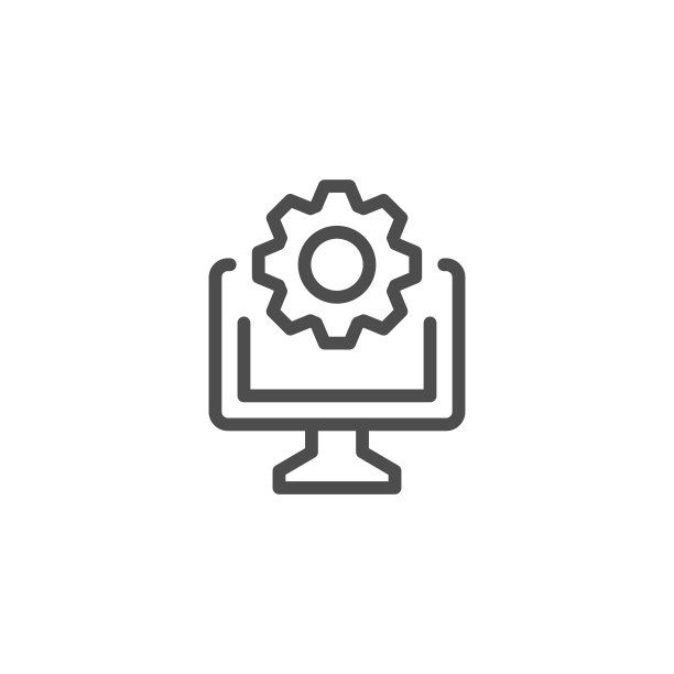 电脑维修线性图标图片下载