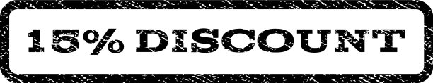 15%折扣水印邮票图片下载