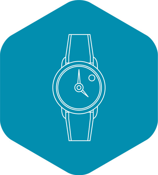 手表图标轮廓样式图片下载