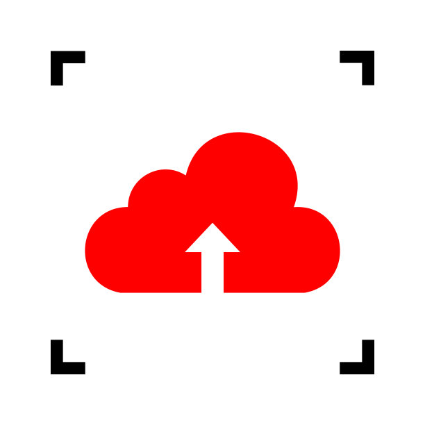 云技术标志里面的红色图标图片下载