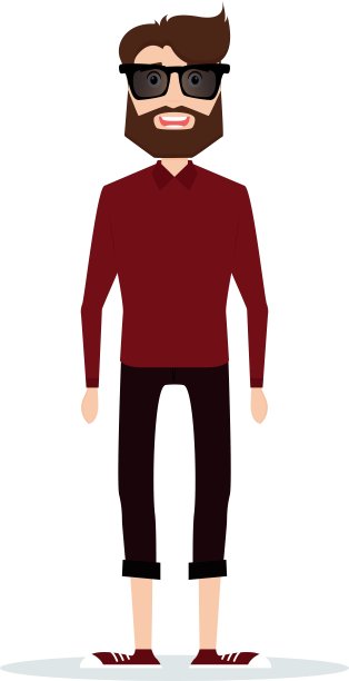 抽象的可爱的男人图片下载